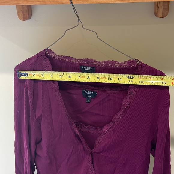 Talbots Sweater set.  Size L   Gently Used - Picture 6 of 8